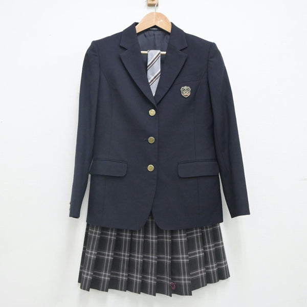 中古制服】千葉県 二松学舎大学附属柏高等学校 女子制服 5点（ブレザー・ニット・スカート）sf023283【リサイクル学生服】 | 中古制服通販パレイド