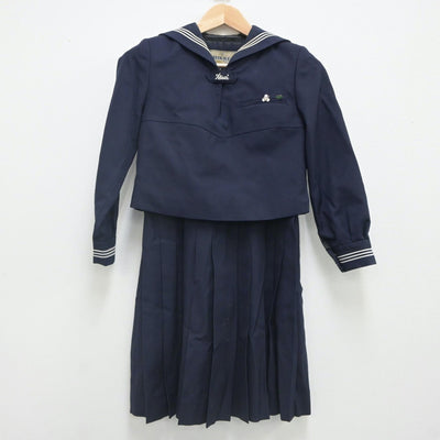 【中古】東京都 佼成学園女子高等学校 女子制服 4点（セーラー服・ニット・ジャンパースカート）sf023286