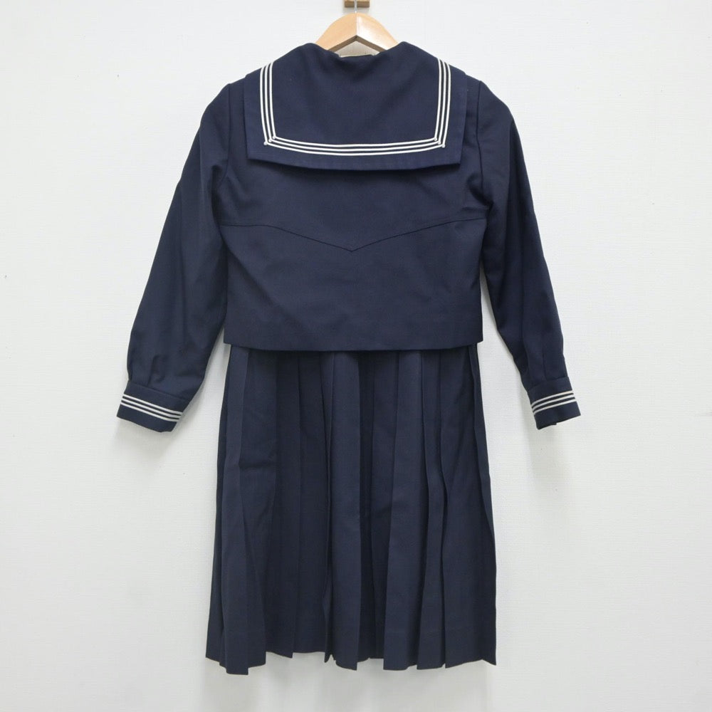 【中古】東京都 佼成学園女子高等学校 女子制服 4点（セーラー服・ニット・ジャンパースカート）sf023286