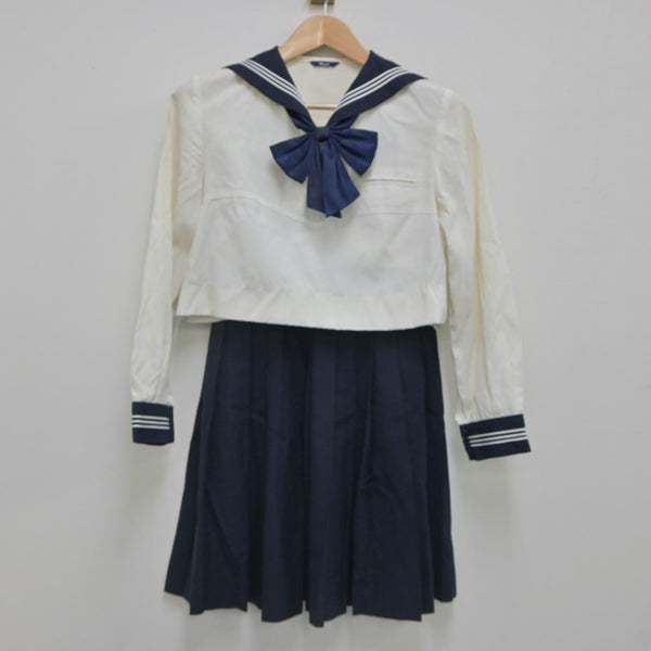 【中古】東京都 佼成学園女子高等学校 女子制服 3点（セーラー服・スカート）sf023287