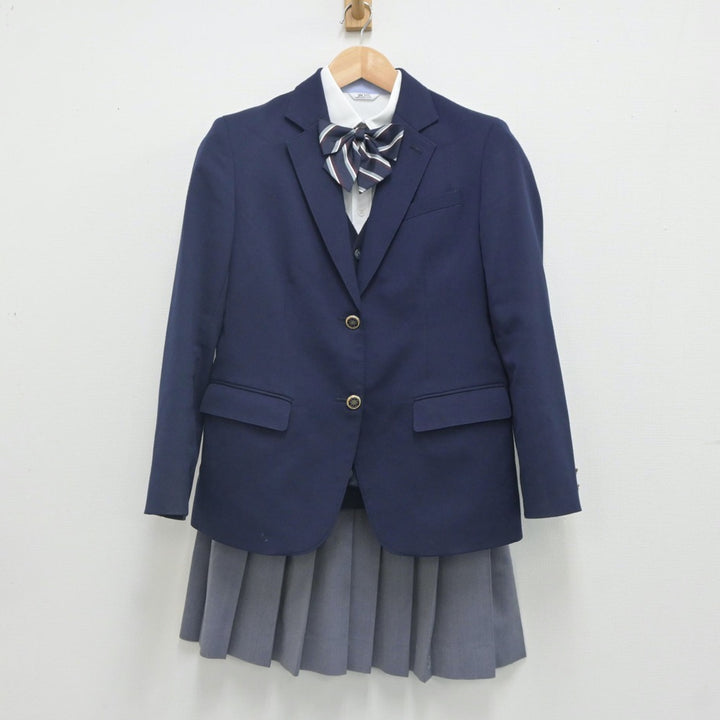 中古制服】三重県 四日市高等学校 女子制服 5点（ブレザー・シャツ・ニット・スカート）sf023290【リサイクル学生服】 | 中古制服通販パレイド