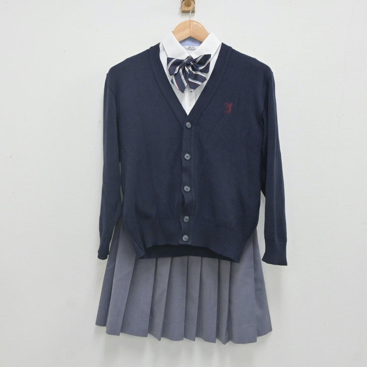 中古制服】三重県 四日市高等学校 女子制服 5点（ブレザー・シャツ・ニット・スカート）sf023290【リサイクル学生服】 | 中古制服通販パレイド