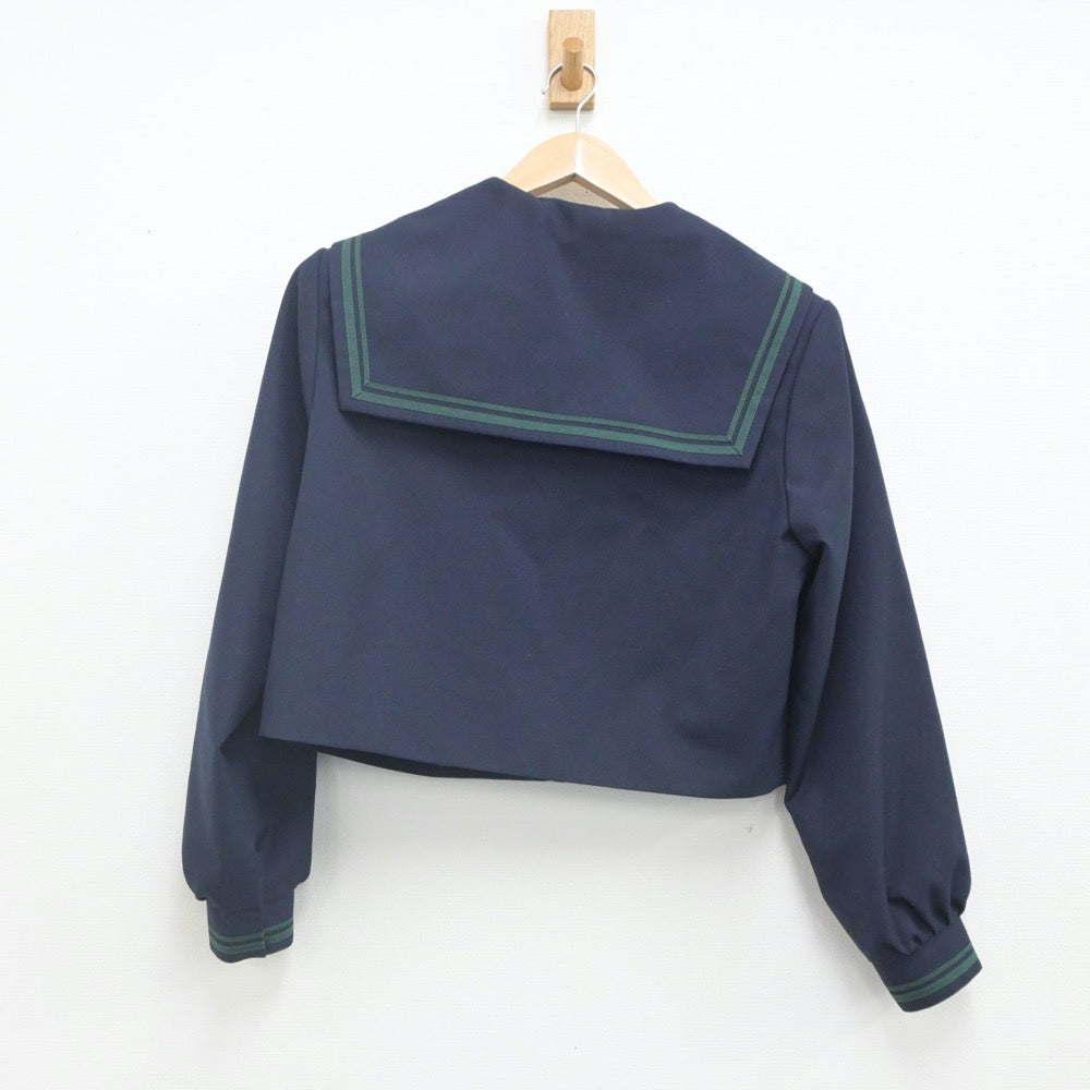 【中古】三重県 常磐中学校 女子制服 3点（セーラー服・スカート）sf023294