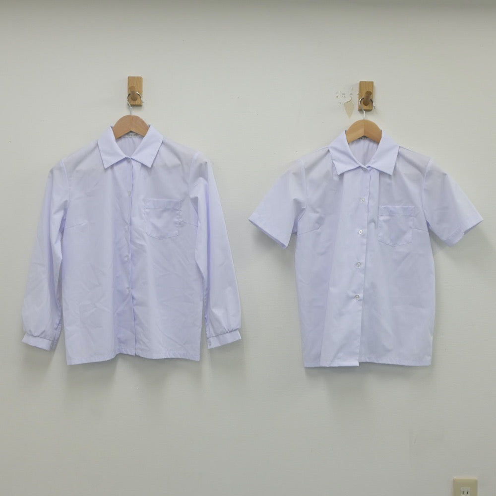 【中古】三重県 常磐中学校 女子制服 3点（シャツ・スカート）sf023295