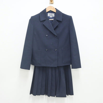 【中古】三重県 中部中学校 女子制服 2点（ブレザー・スカート）sf023296