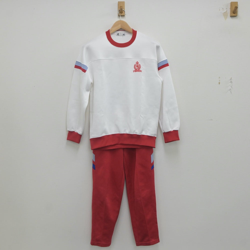 【中古】岐阜県 岐阜女子高等学校 女子制服 2点（ジャージ 上・ジャージ 下）sf023298