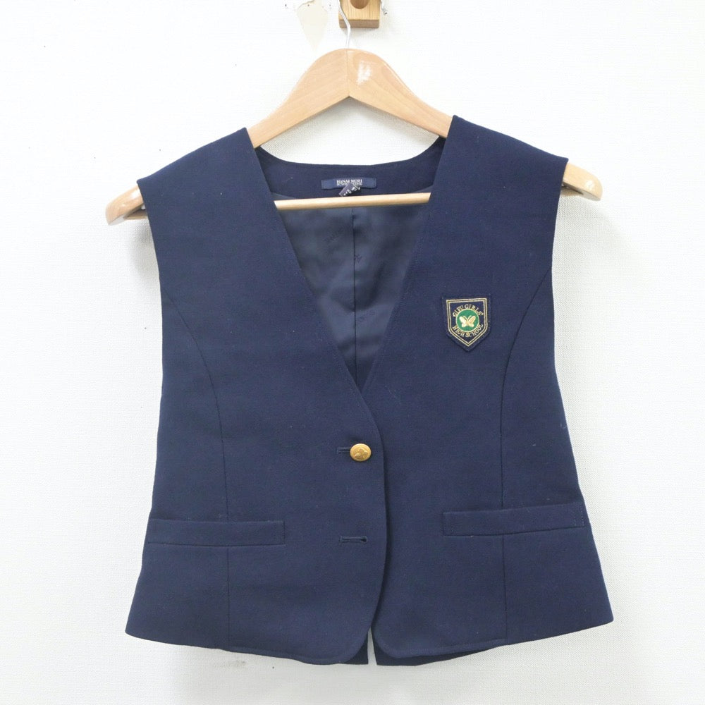 【中古】岐阜県 岐阜女子高等学校 女子制服 2点（ベスト・ベスト）sf023302