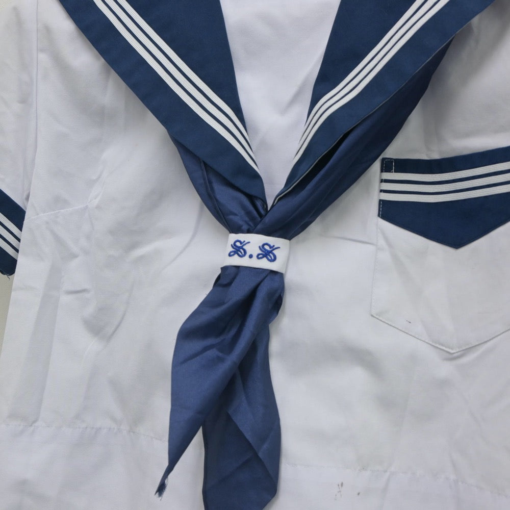 【中古】大阪府 大阪成蹊女子高等学校 女子制服 3点（セーラー服・スカート）sf023321