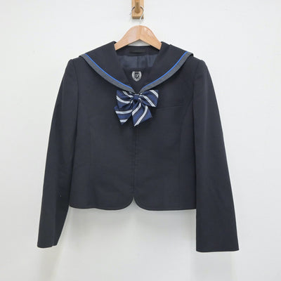 【中古】山形県 惺山高等学校 女子制服 3点（セーラー服・スカート）sf023330