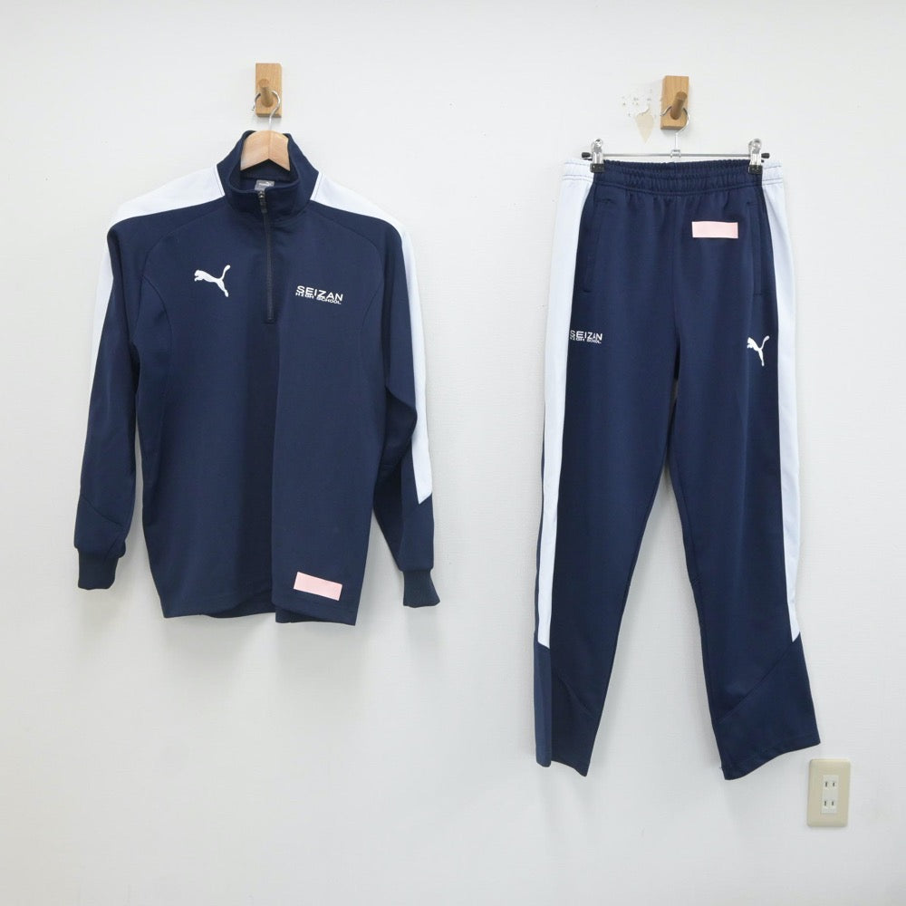 【中古】山形県 惺山高等学校 女子制服 2点（ジャージ 上・ジャージ 下）sf023332