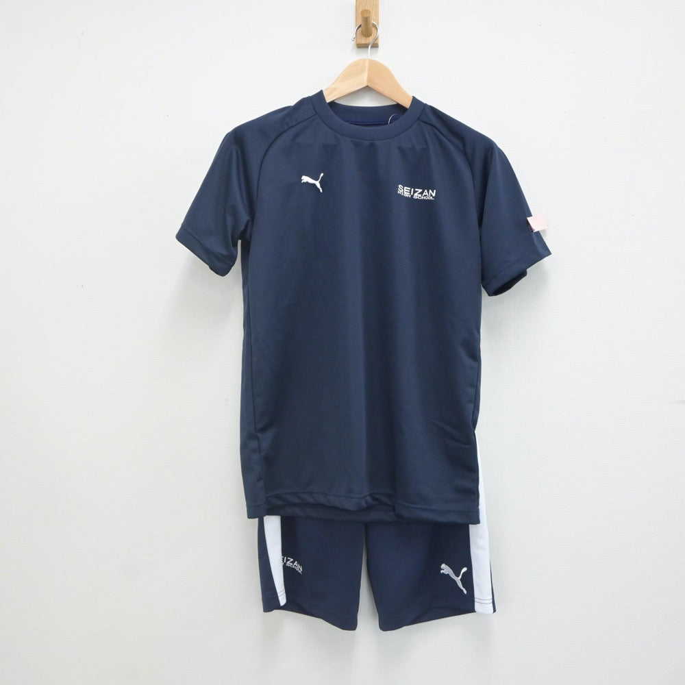 【中古】山形県 惺山高等学校 女子制服 3点（体操服 上・体操服 下）sf023335