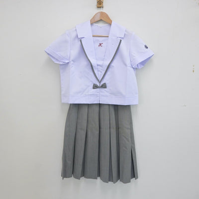 【中古】鹿児島県 鹿児島県立加世田高等学校 女子制服 3点（シャツ・シャツ・スカート）sf023348