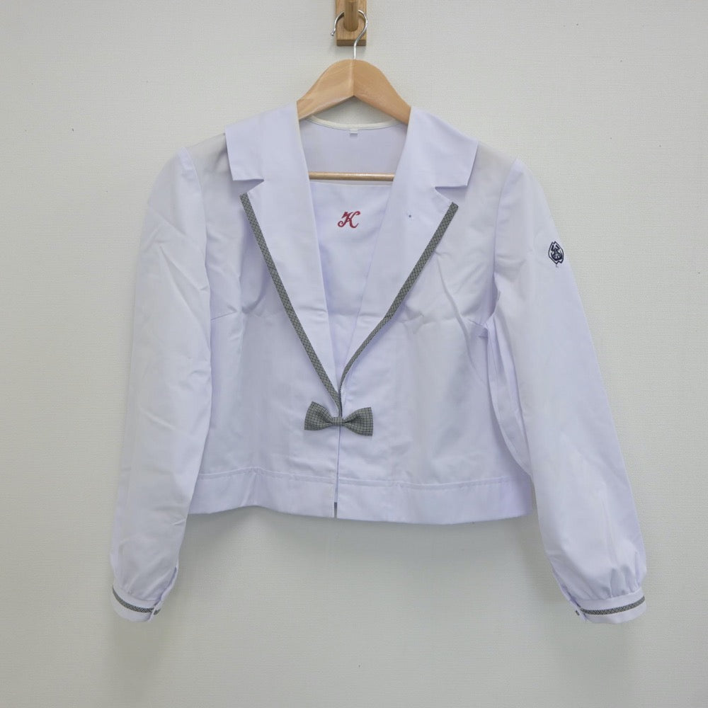 【中古】鹿児島県 鹿児島県立加世田高等学校 女子制服 1点（シャツ）sf023349