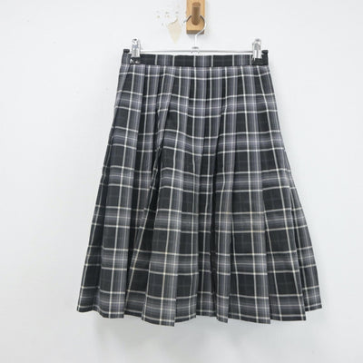 【中古】兵庫県 神戸龍谷高等学校 女子制服 3点（シャツ・ニットベスト・スカート）sf023351