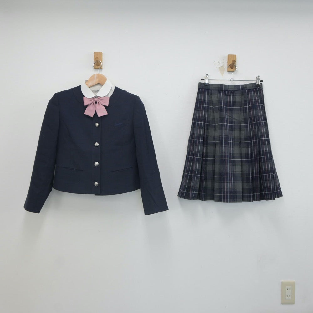 中古制服】岡山県 岡山学芸館高等学校 女子制服 4点（ブレザー・シャツ・スカート）sf023355【リサイクル学生服】 | 中古制服通販パレイド