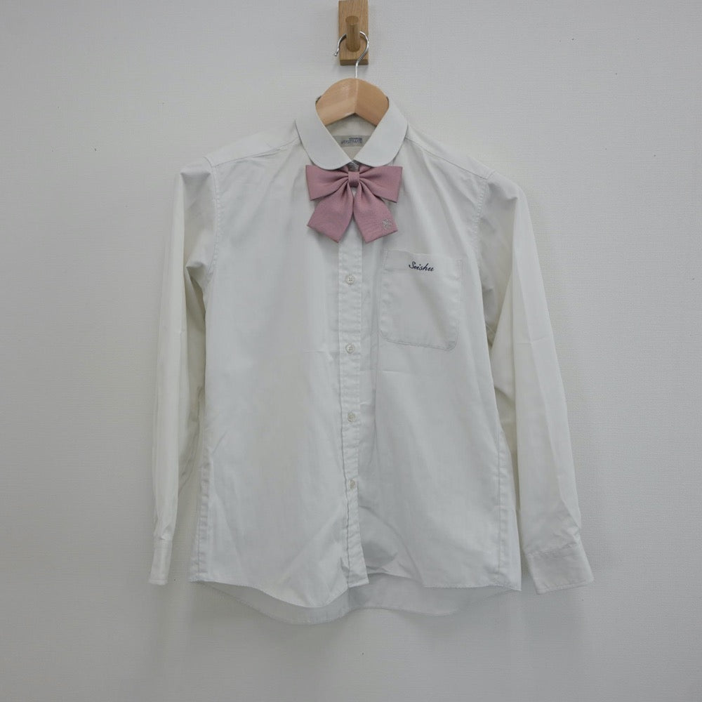 【中古】岡山県 岡山学芸館高等学校 女子制服 4点（ブレザー・シャツ・スカート）sf023355