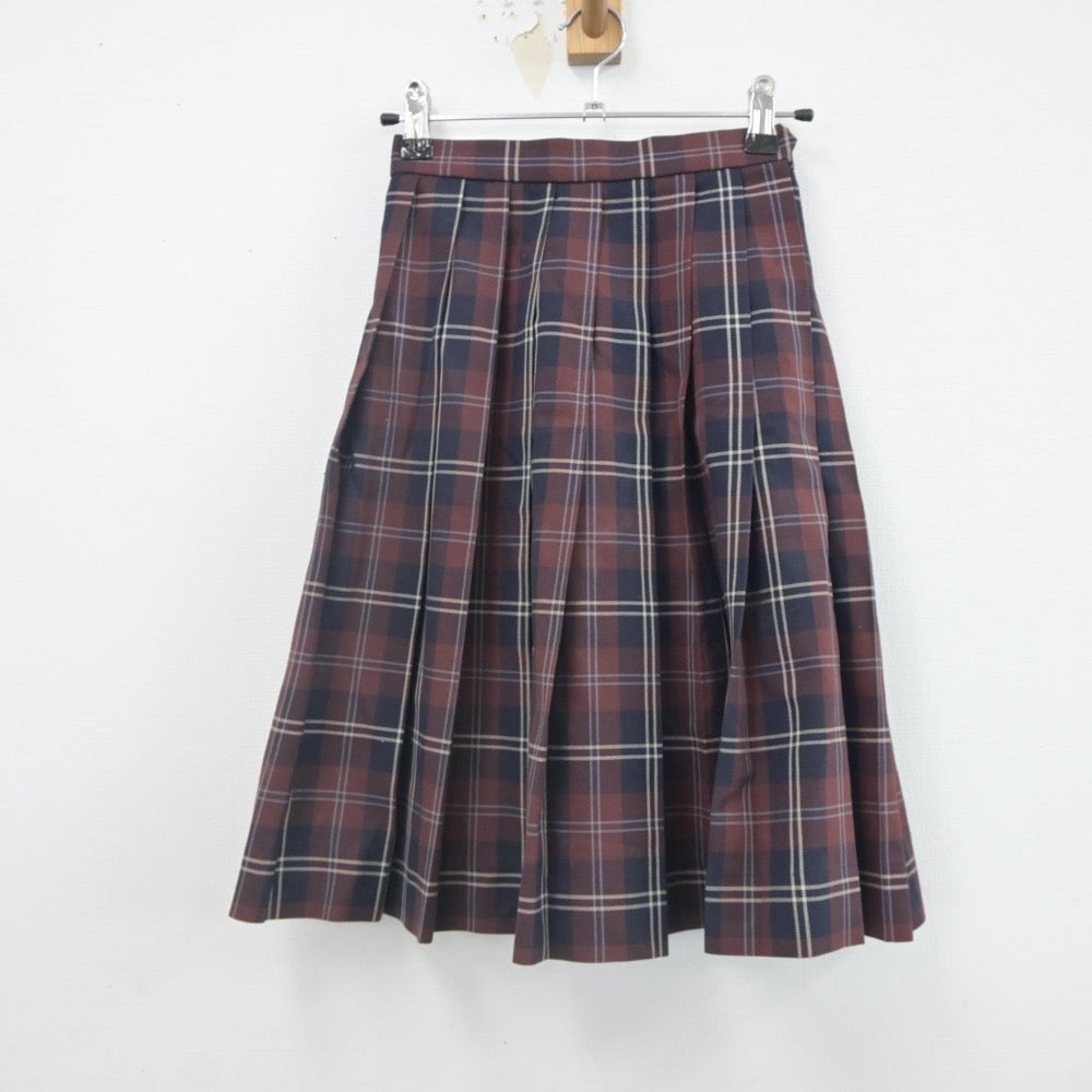 【中古】兵庫県 兵庫県立神戸商業高校 女子制服 2点（ニット・スカート）sf023360