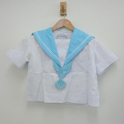 【中古】大阪府 大阪府立夕陽丘高等学校 女子制服 2点（セーラー服・スカート）sf023365