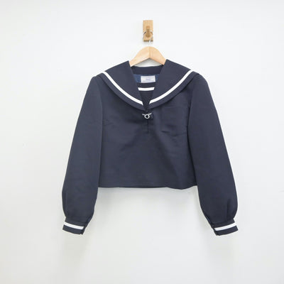 【中古】長野県 長野県東御市立東部中学校 女子制服 2点（セーラー服・スカート）sf023378