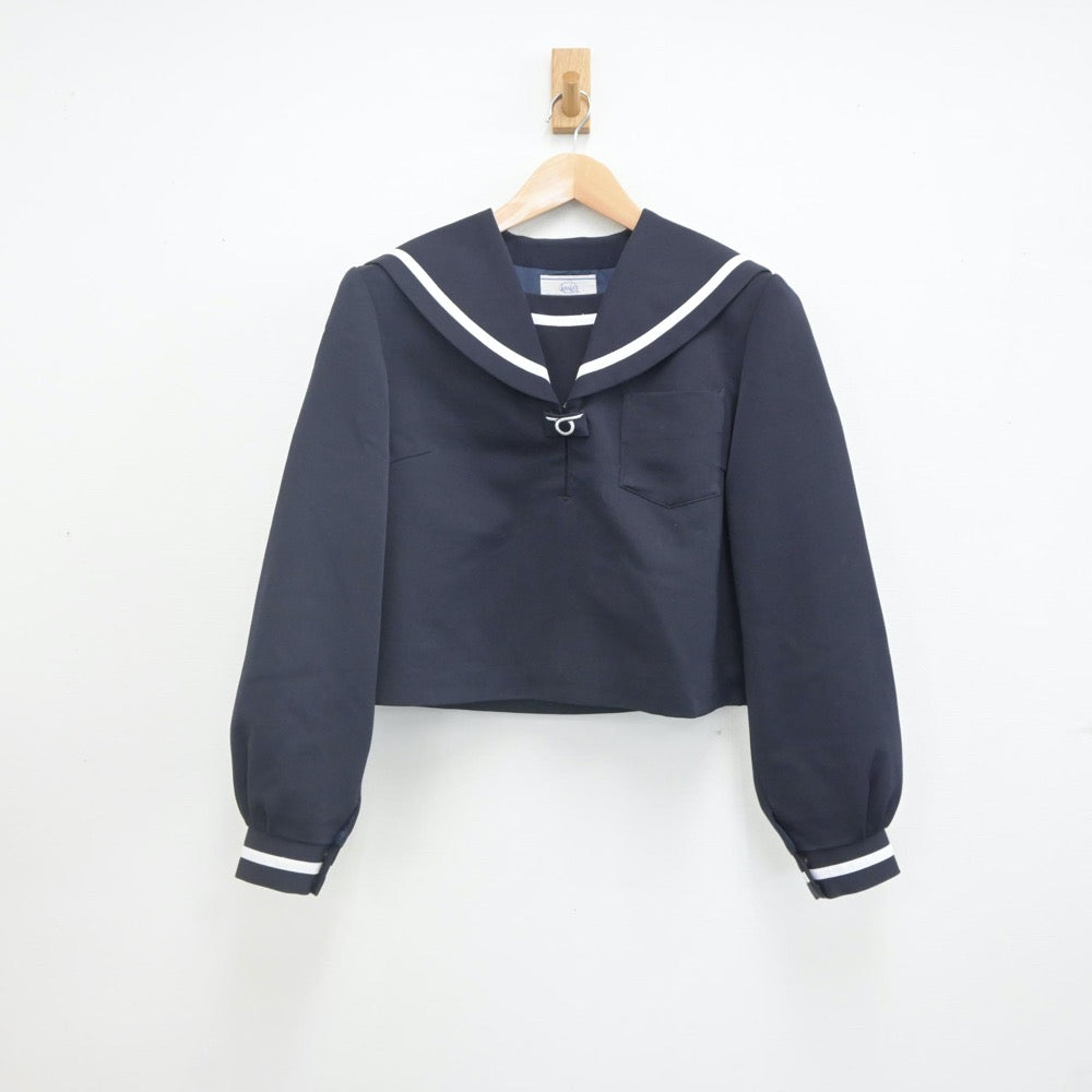 【中古】長野県 長野県東御市立東部中学校 女子制服 2点（セーラー服・スカート）sf023379