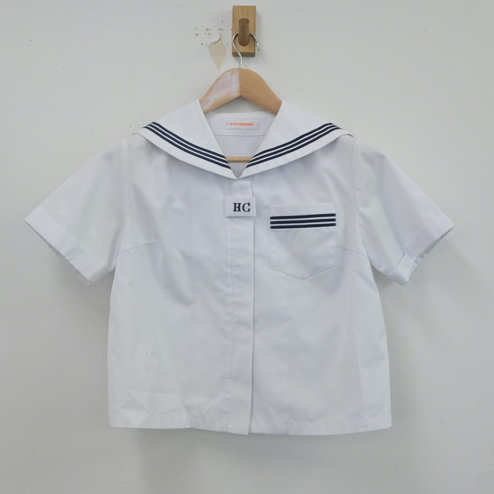 【中古】青森県 八戸商業高等学校 女子制服 2点（セーラー服）sf023388