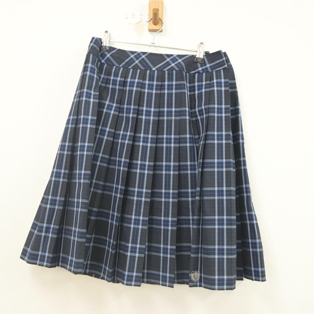 【中古】北海道 英藍高等学校 女子制服 4点（ニットベスト・セーラー服・スカート）sf023393