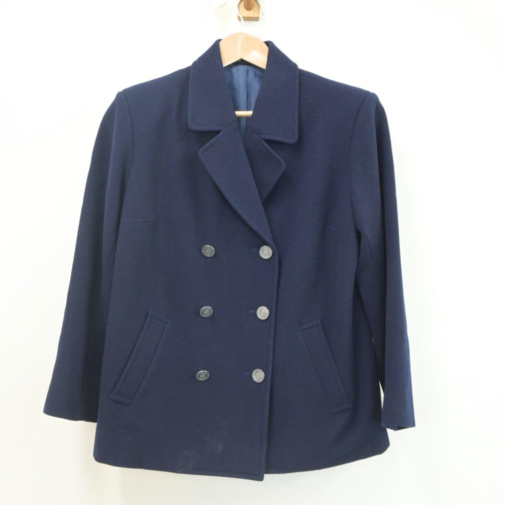 【中古】高知県 清和女子中学校 女子制服 1点（コート）sf023396