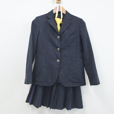 【中古】大阪府 堺リベラル中学校 女子制服 3点（ブレザー・スカート）sf023404