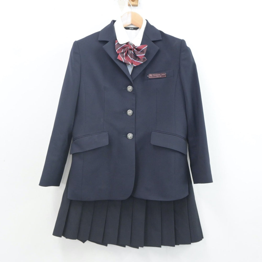 【中古】東京都 下北沢成徳高等学校 女子制服 4点（ブレザー・シャツ・スカート）sf023407