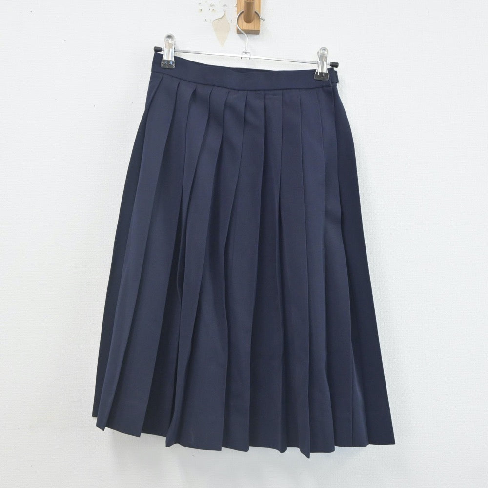 【中古】北海道 網走市立第３中学校 女子制服 3点（セーラー服・スカート）sf023415