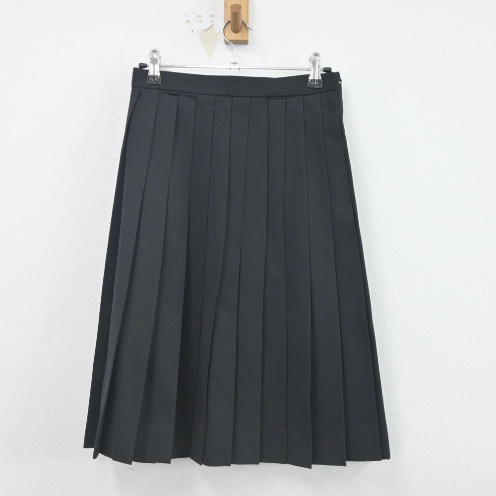 【中古】北海道 網走南ヶ丘高等学校 女子制服 2点（ベスト・スカート）sf023417