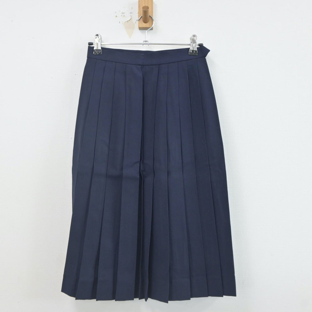 【中古】愛知県 岡崎北高等学校 女子制服 2点（シャツ・スカート）sf023426