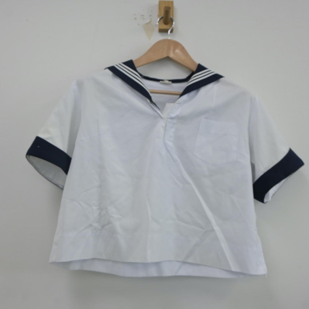 【中古】神奈川県 鎌倉女学院中学校・高等学校 女子制服 2点（セーラー服）sf023434