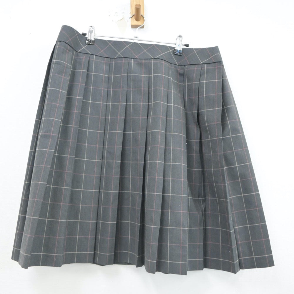 【中古】北海道 北海道恵庭南高等学校 女子制服 4点（シャツ・ニットベスト・スカート）sf023449