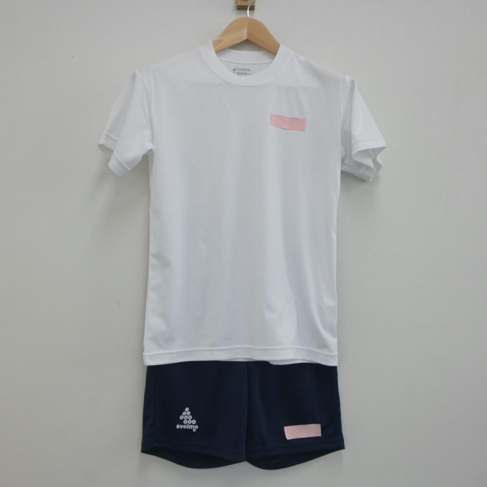 【中古】北海道 札幌大谷中学校 女子制服 2点（体操服 上・体操服 下）sf023454