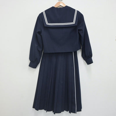 【中古】愛知県 葵中学校 女子制服 3点（セーラー服・スカート）sf023455