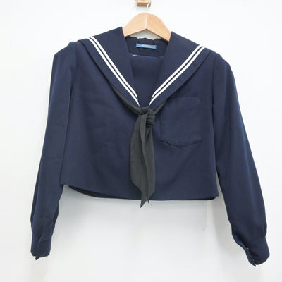 【中古】愛知県 葵中学校 女子制服 3点（セーラー服・スカート）sf023455