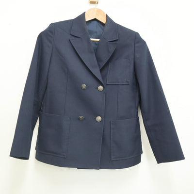 【中古】神奈川県 岡津中学校 女子制服 2点（ブレザー・スカート）sf023458