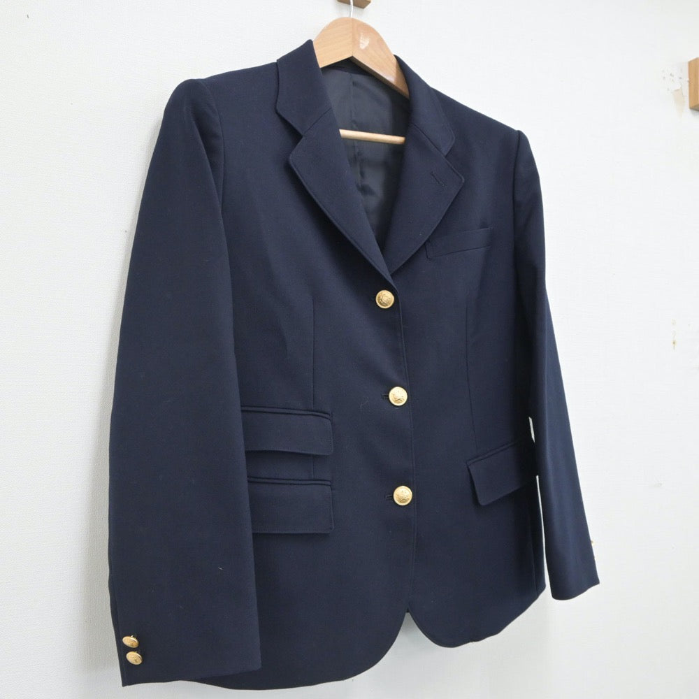 【中古】岡山県 岡山大安寺高等学校 女子制服 1点（ブレザー）sf023460