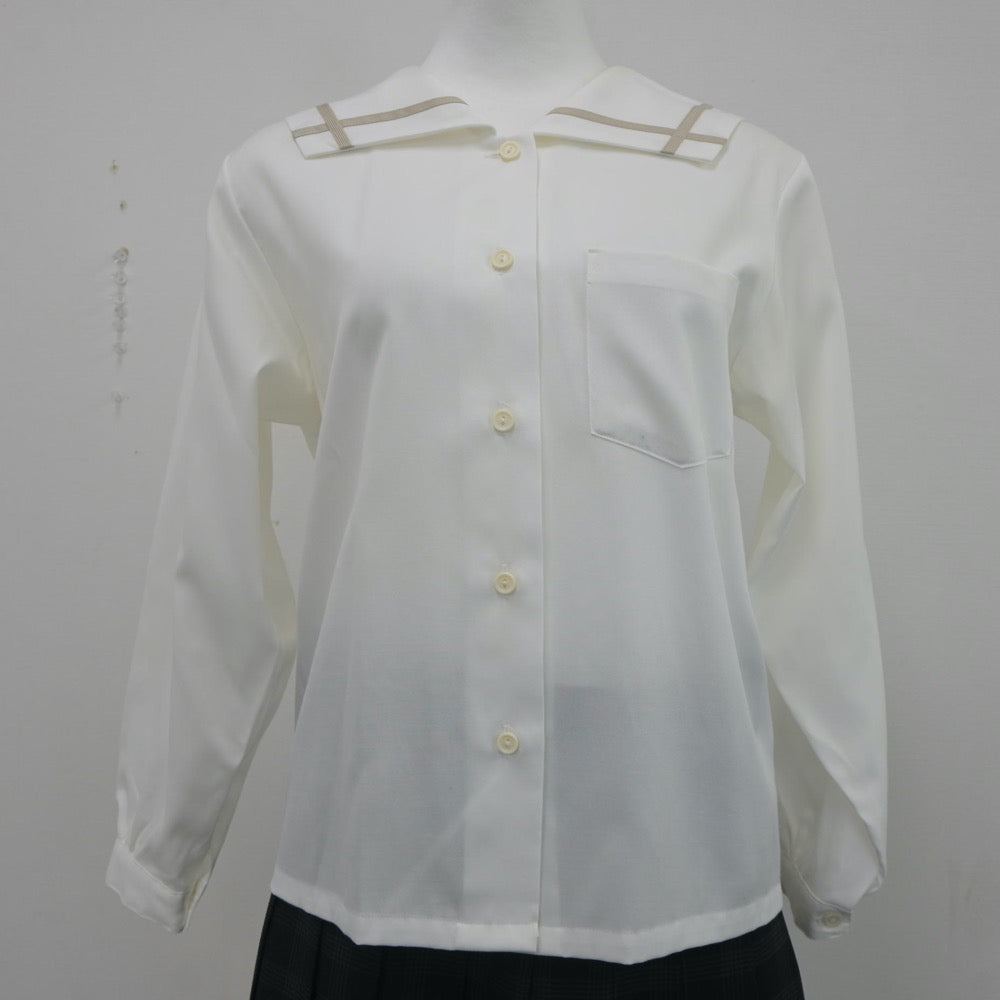 【中古】岡山県 岡山南高等学校 女子制服 3点（ブレザー・シャツ・スカート）sf023462