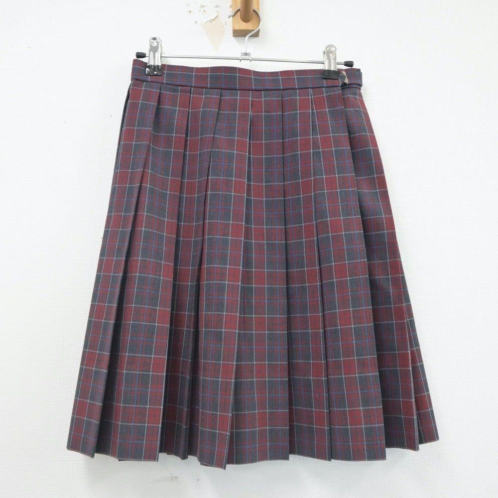 【中古】岡山県 岡山中央中学校 女子制服 2点（シャツ・スカート）sf023464