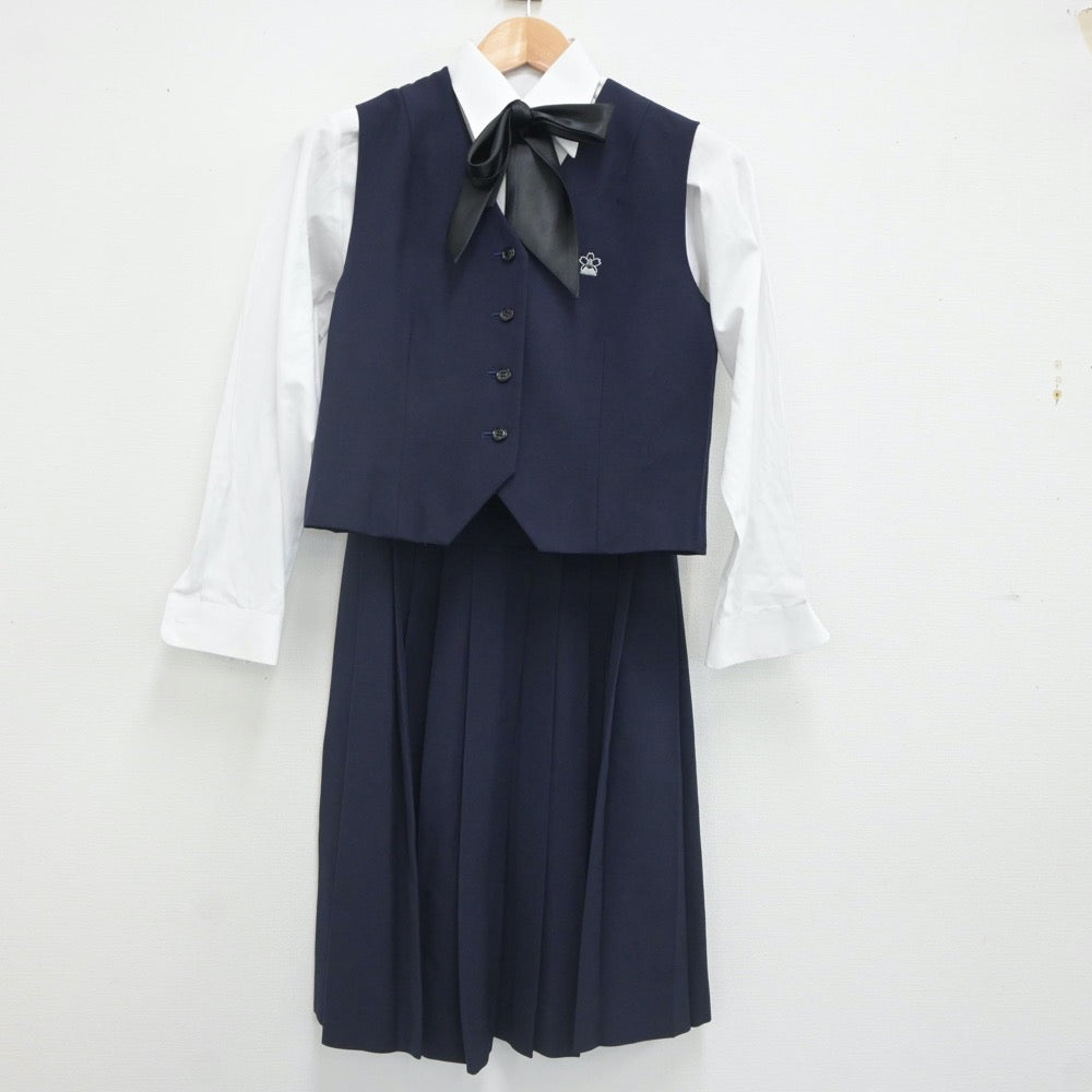 中古制服】東京都 文京学院大学女子高等学校 女子制服 5点（ブレザー・シャツ・ベスト・スカート）sf023465【リサイクル学生服】 |  中古制服通販パレイド