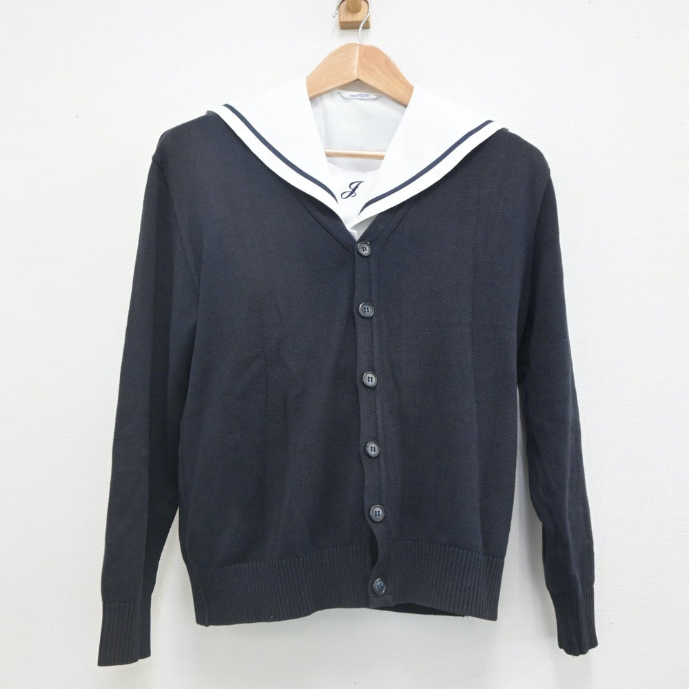 【中古】福岡県 福岡工業大学附属城東高等学校 女子制服 2点（シャツ・ニット）sf023469