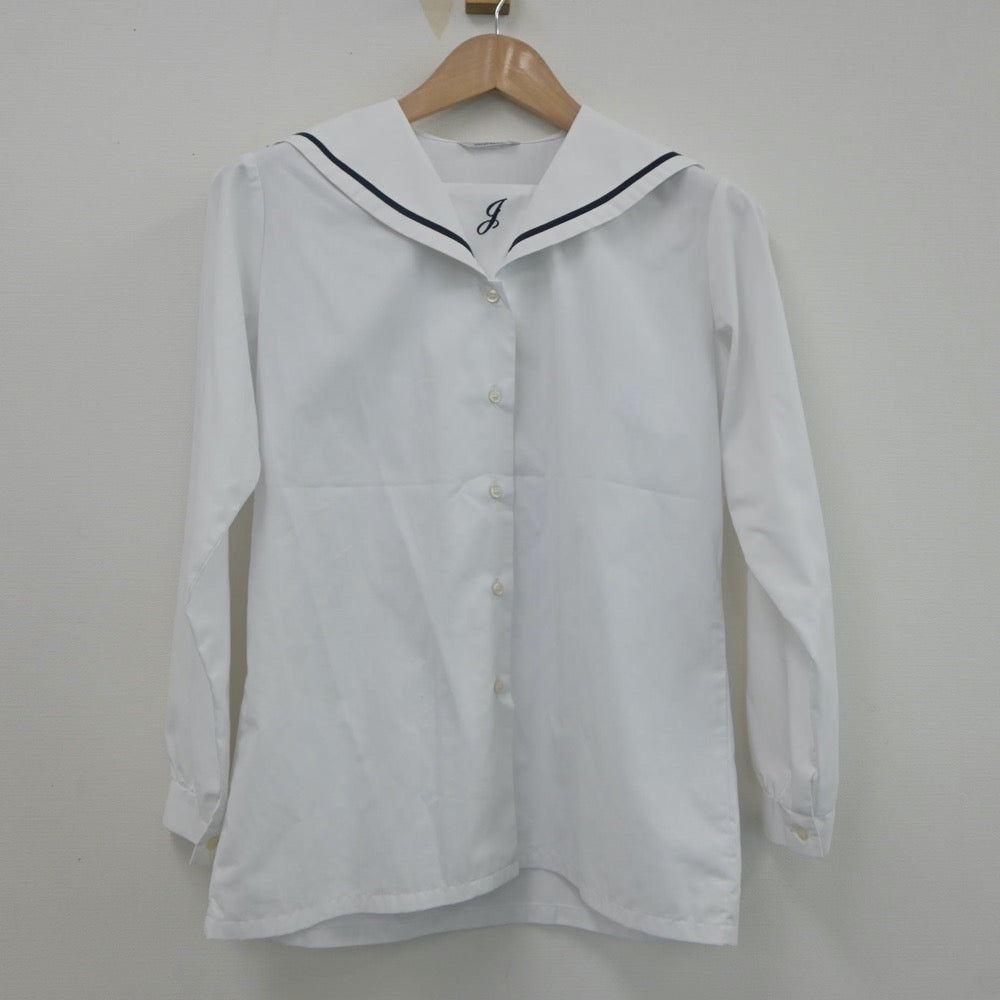 【中古】福岡県 福岡工業大学附属城東高等学校 女子制服 2点（シャツ・ニット）sf023469