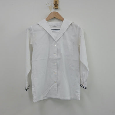 【中古】岡山県 就実高等学校 女子制服 3点（シャツ・ニット）sf023481