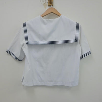 【中古】愛知県 安城学園高等学校 女子制服 2点（セーラー服・ニットベスト）sf023489