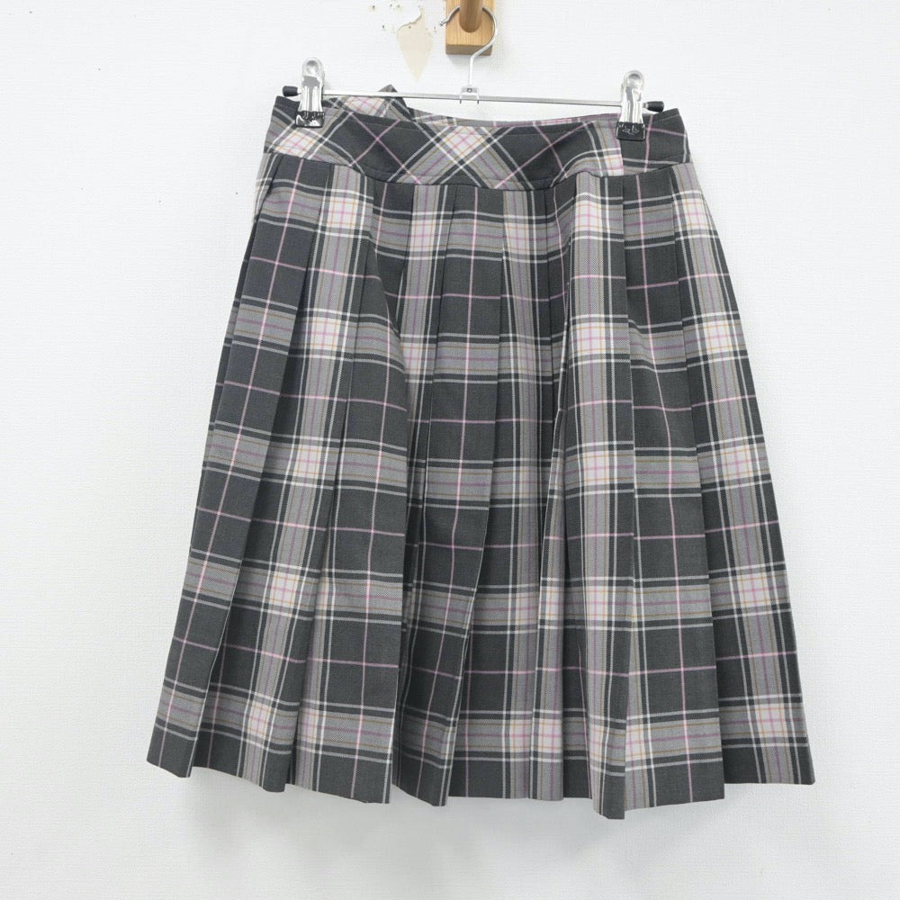 【中古】奈良県 奈良文化高等学校 女子制服 5点（ブレザー・ニット・スカート）sf023490