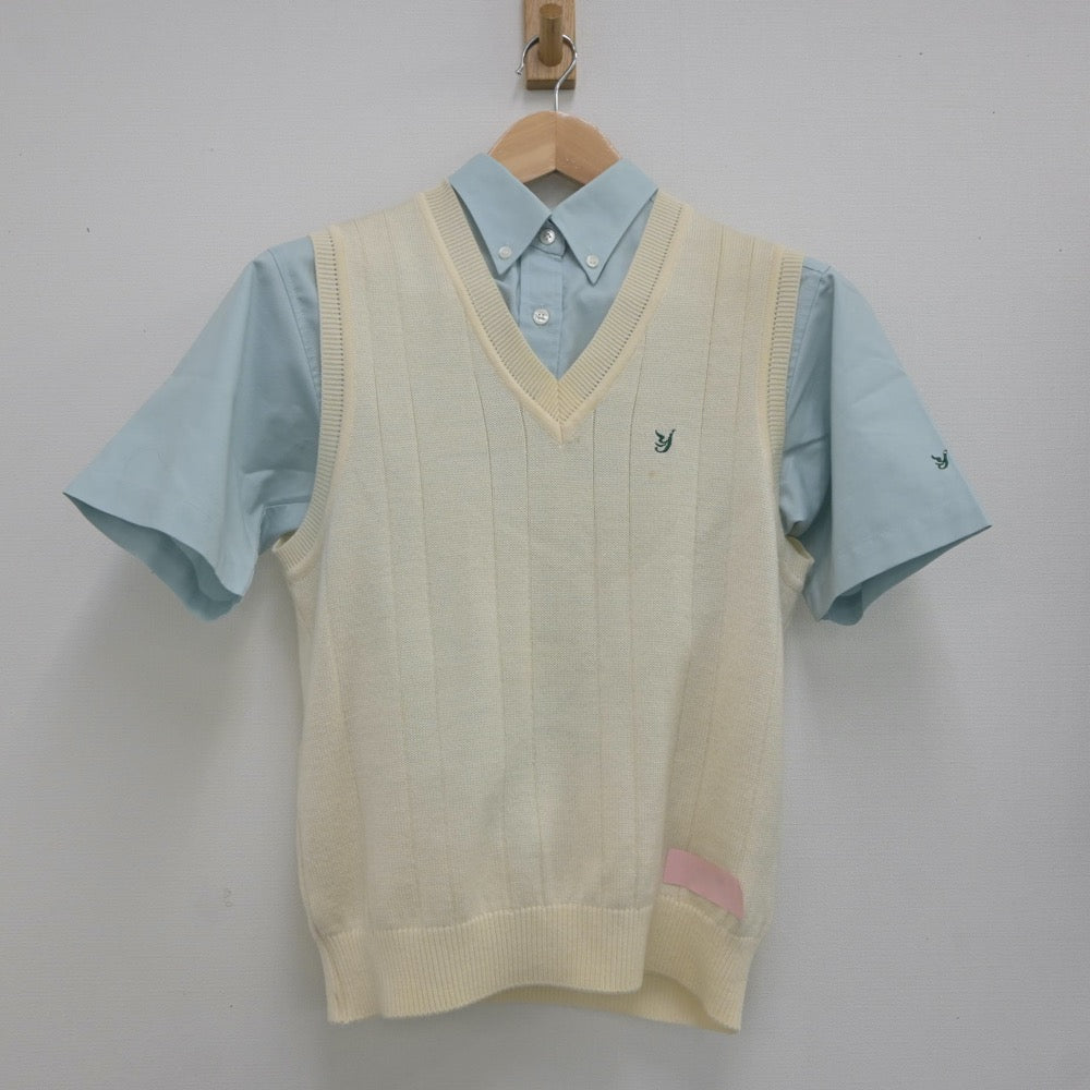 【中古】神奈川県 横浜創英高等学校 女子制服 3点（シャツ・ニットベスト・スカート）sf023494