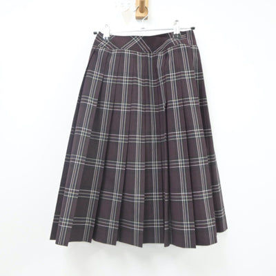 【中古】大阪府 関西大学第一中学校・高等学校 女子制服 2点（シャツ・スカート）sf023500