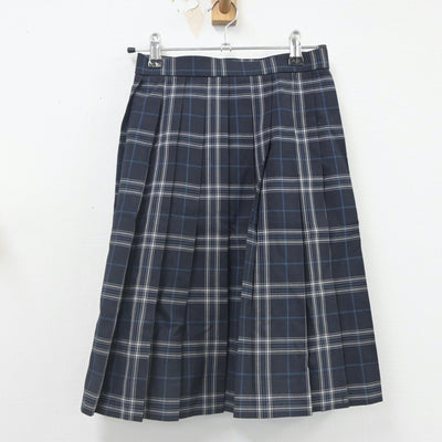 【中古】愛知県 聖カピタニオ女子高等学校 女子制服 4点（シャツ・ニットベスト・スカート）sf023505